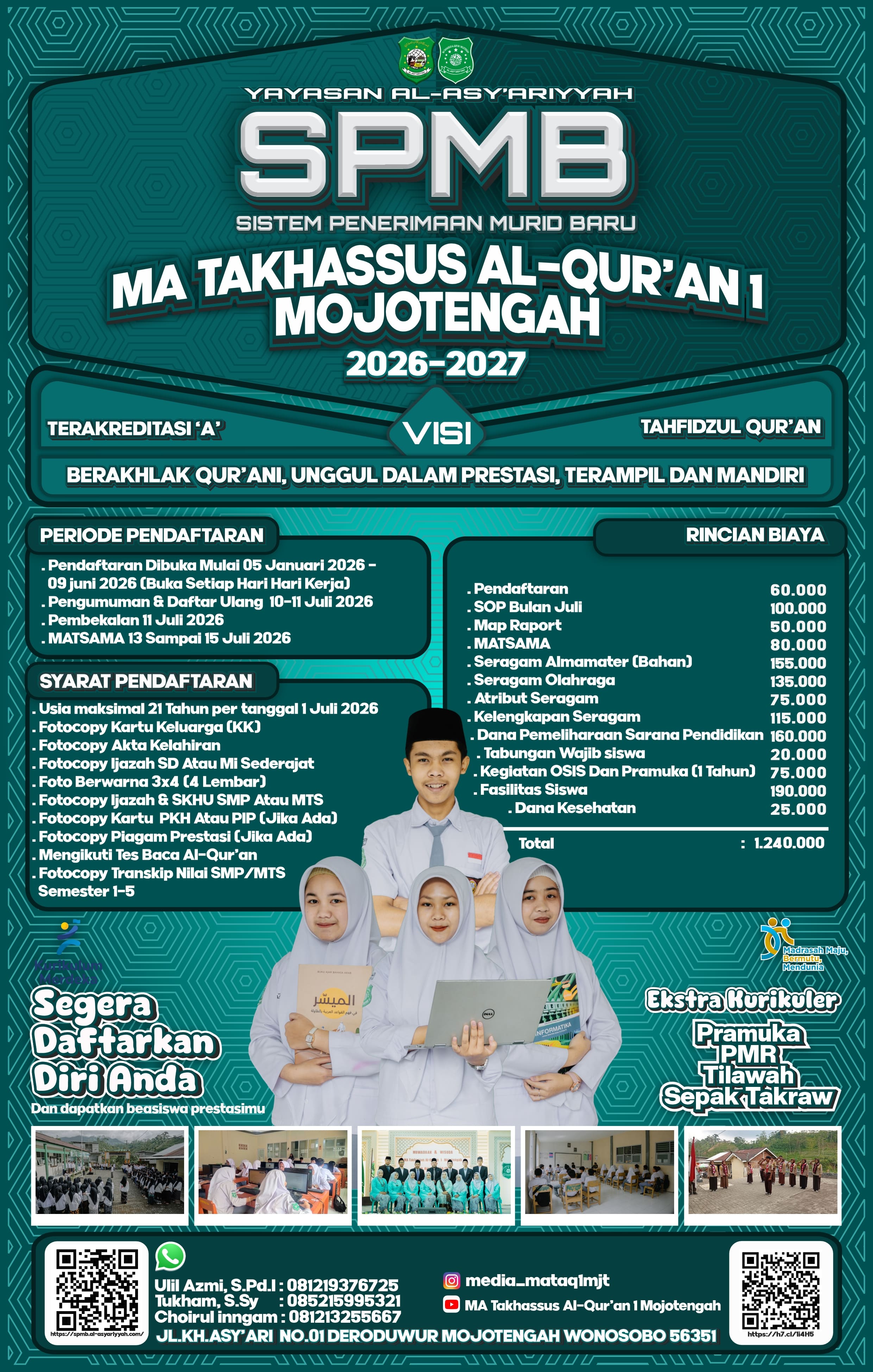 BROSUR MA Takhassus Al-Qur'an 1 Mojotengah